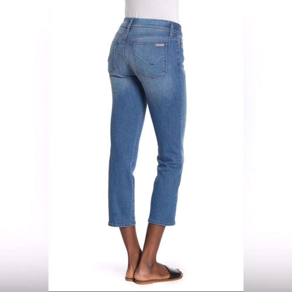 Hudson Ginny Straight Classic Blue Denim Jeans Crop In Colb Wash Women’s Size 27